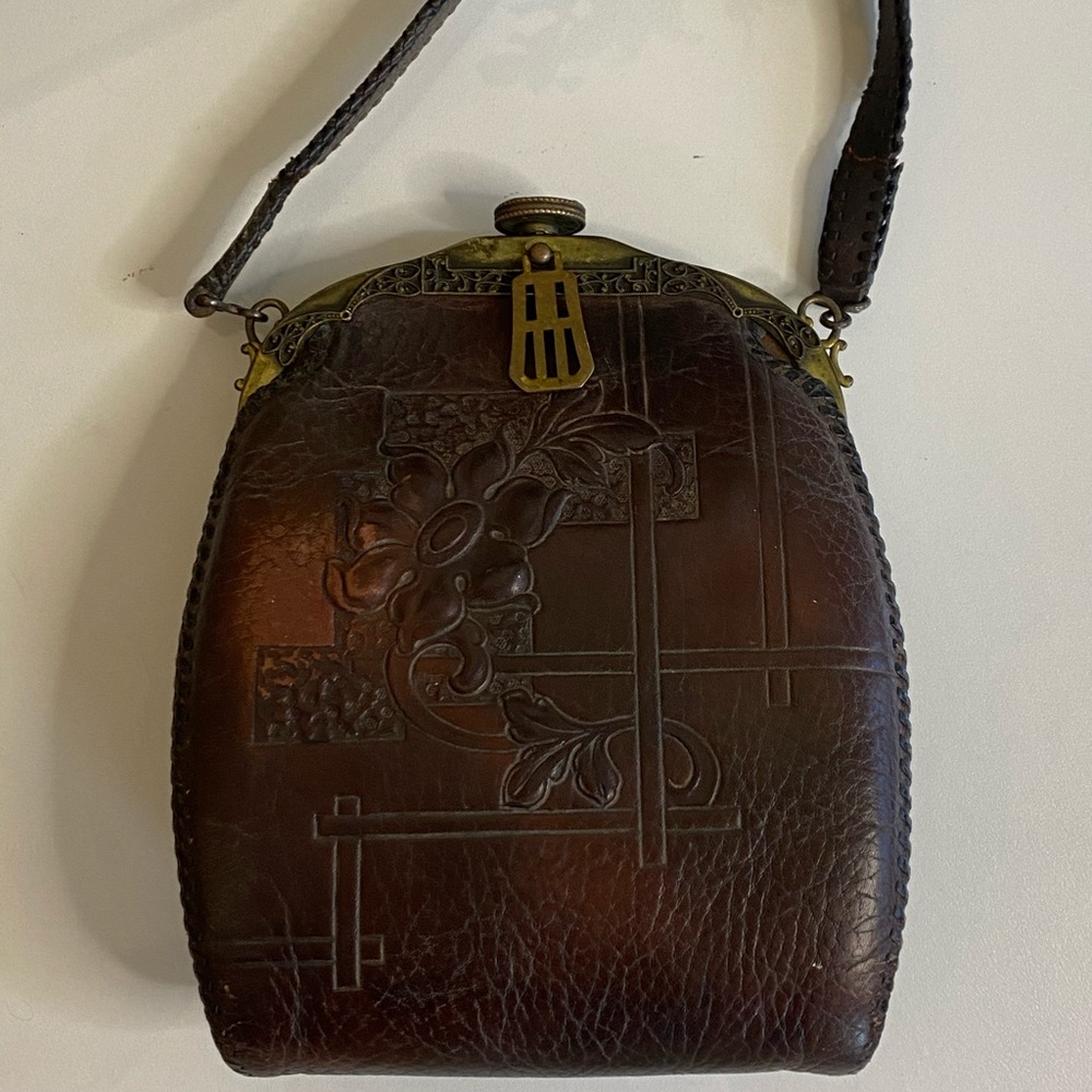 Vintage 1915 Justin Leather Goods Co Purse